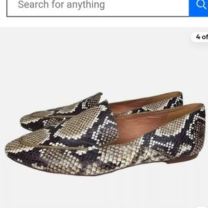 Madewell Frances Skimmer In Snake